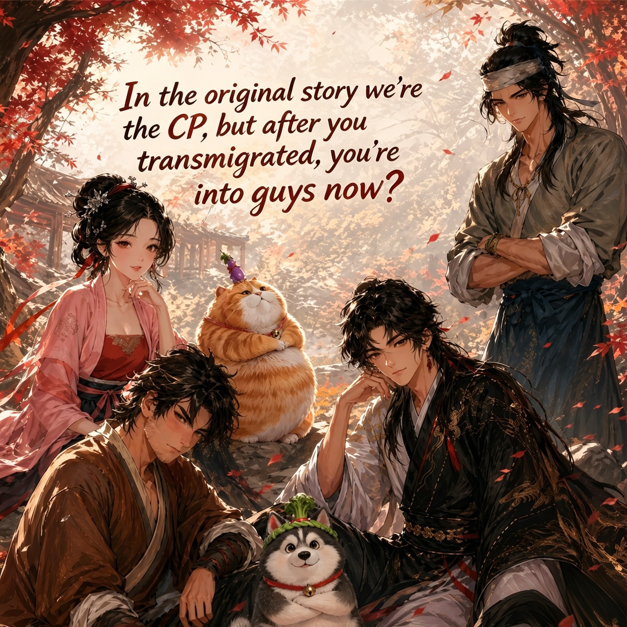 In the original story we’re the CP, but after you transmigrated, you’re into guys now?