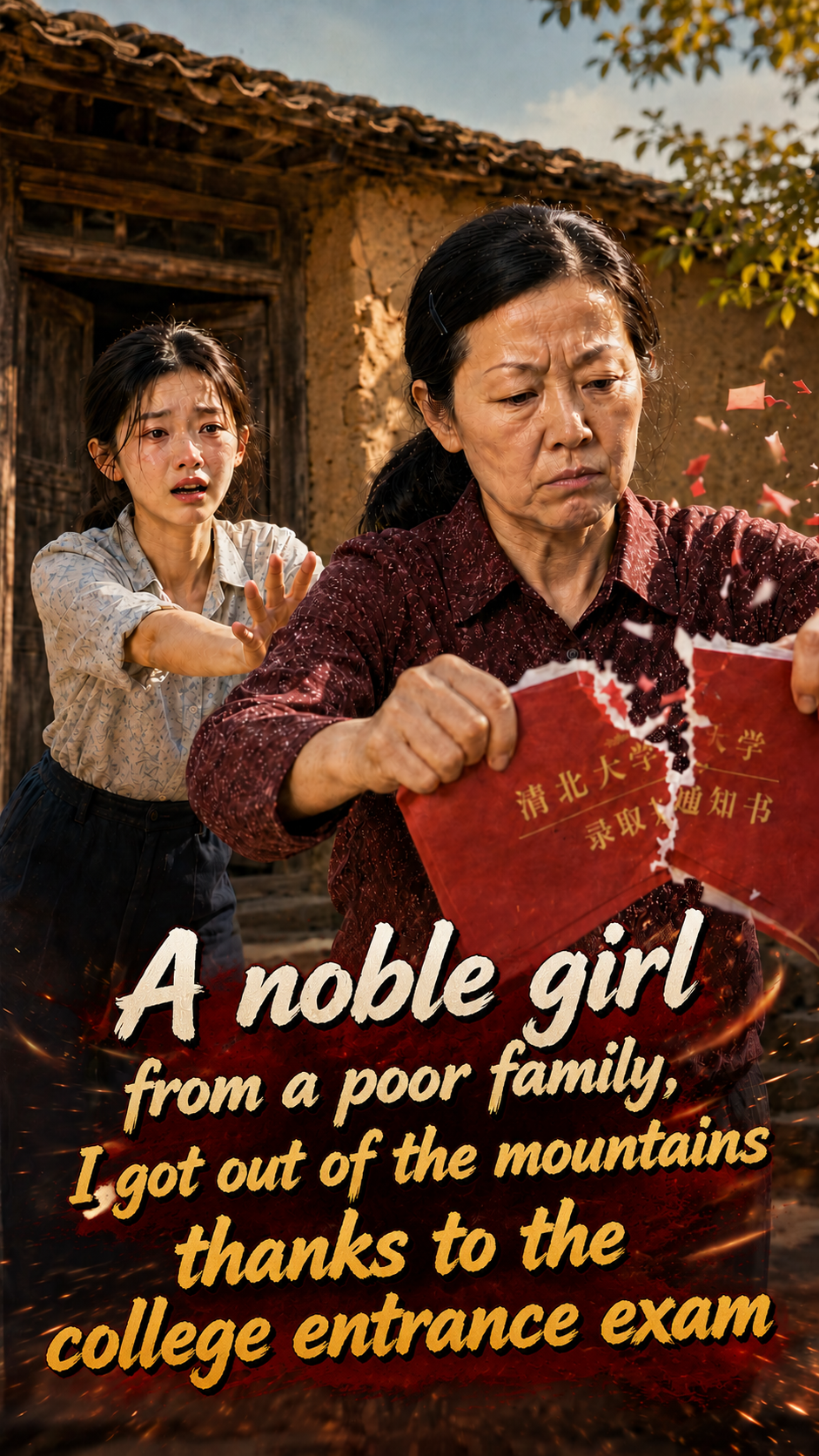 A noble girl from a poor family, I got out of the mountains thanks to the college entrance exam