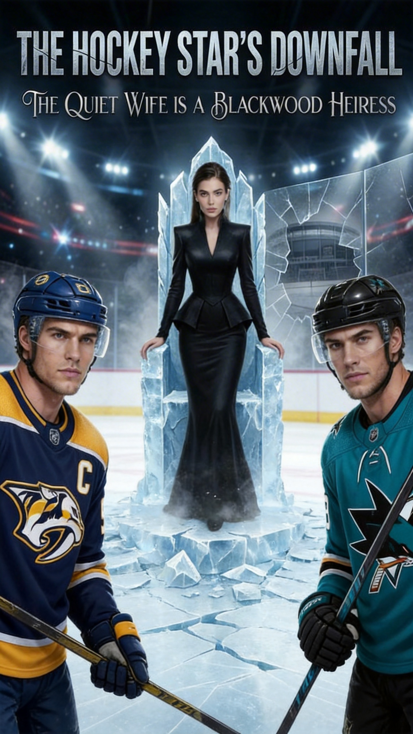 The Hockey Star's Downfall: The Quiet Wife is a Blackwood Heiress