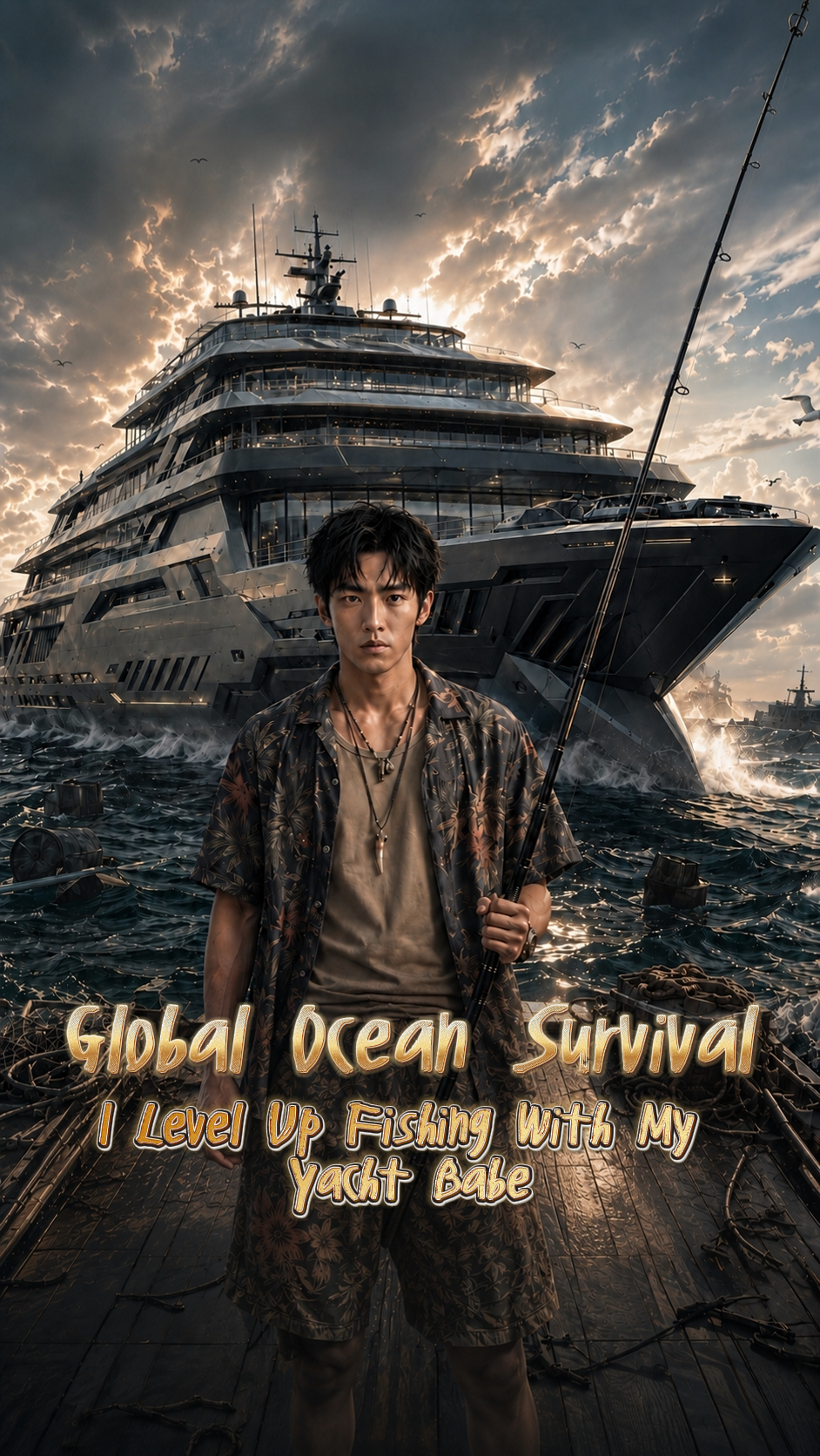 Global Ocean Survival: Level Up Fishing with My Yacht "Babe"