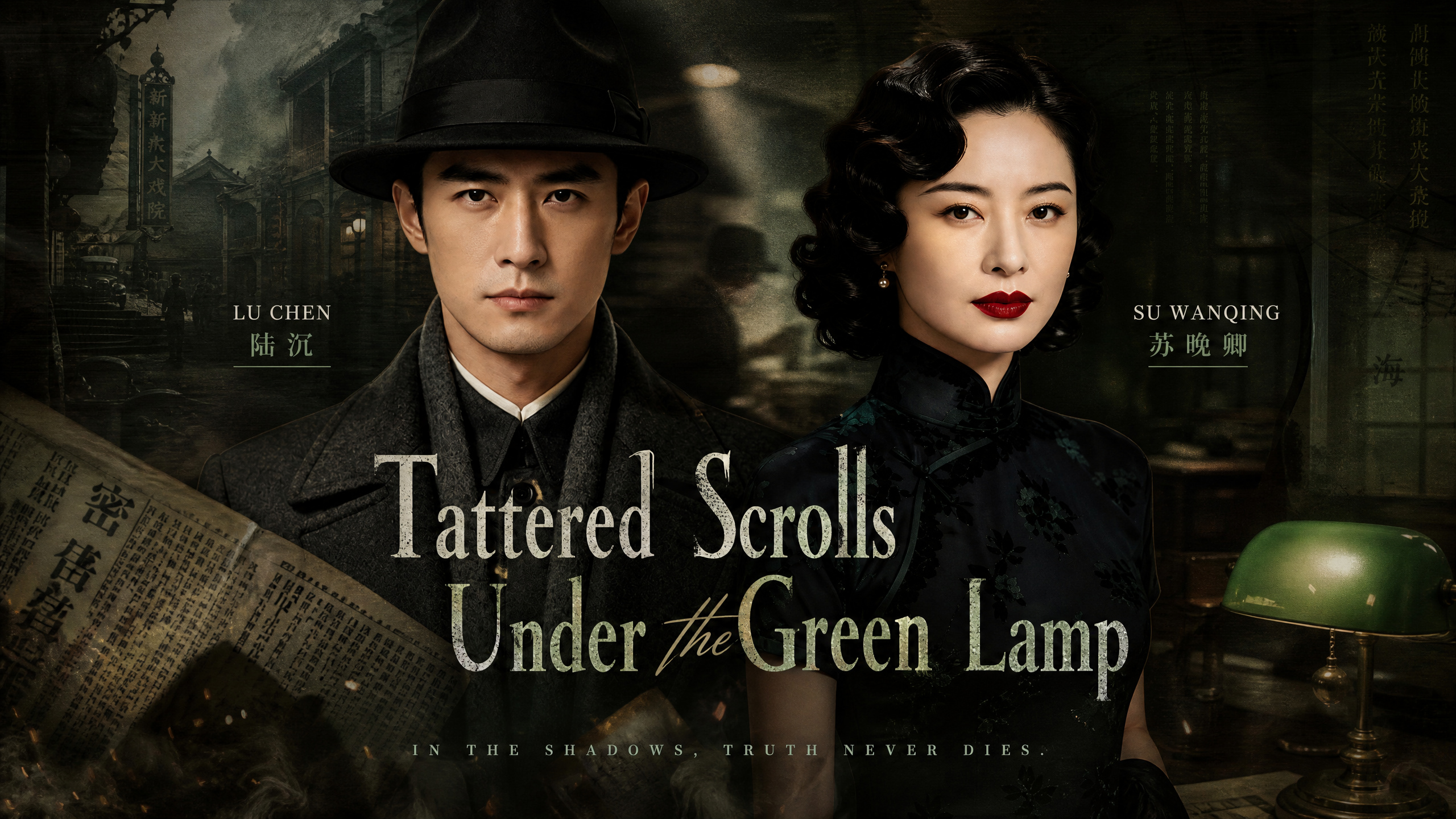 Tattered Scrolls Under the Green Lamp