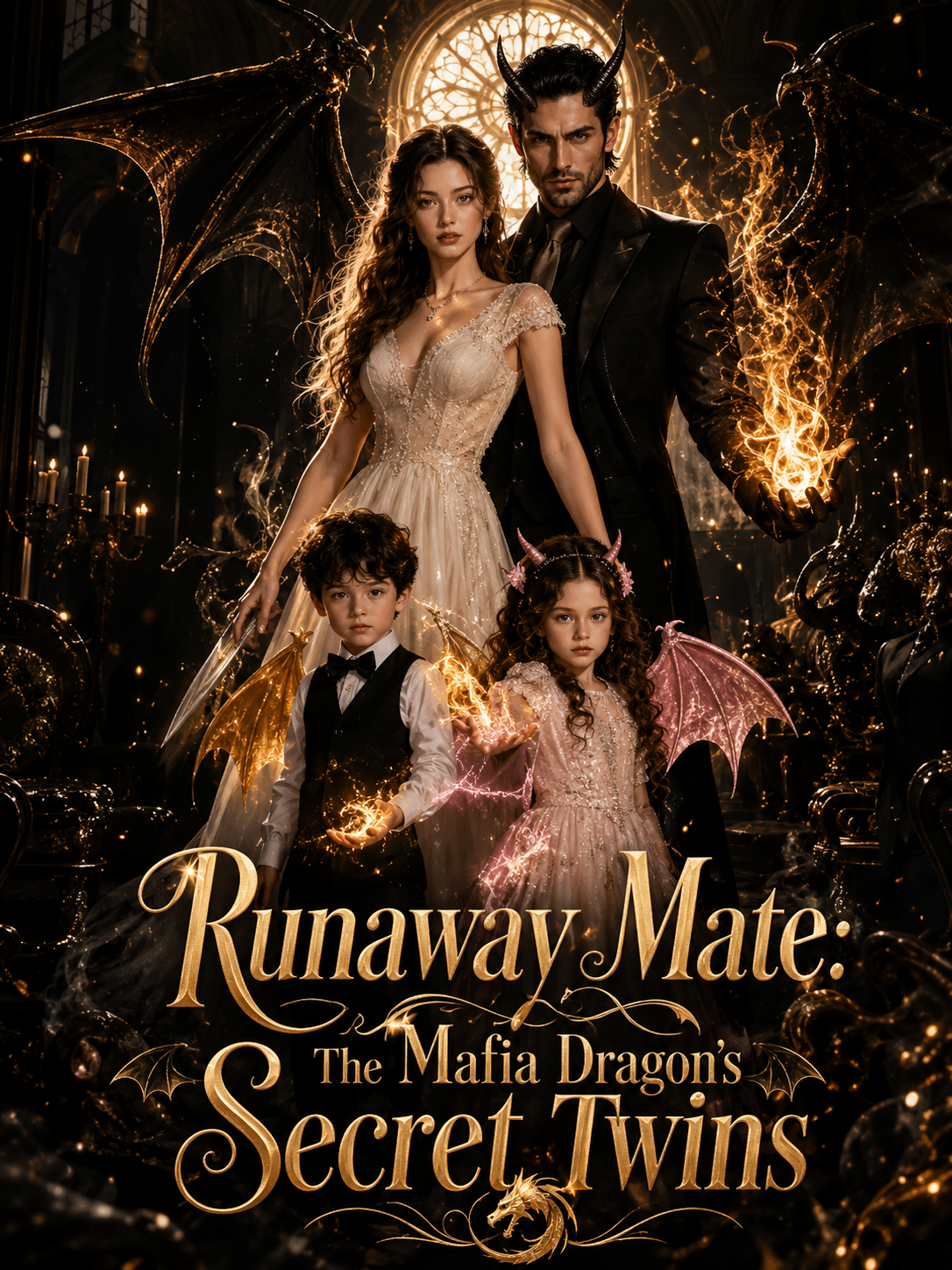 Runaway Mate: The Mafia Dragon's Secret Twins